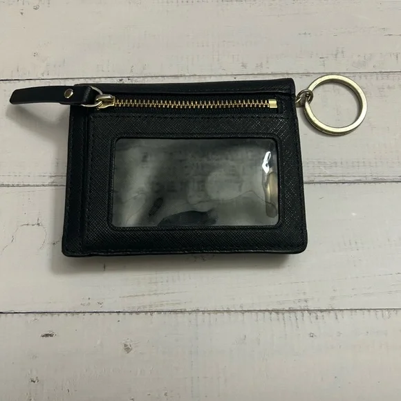 Kate Spade Black Card Holder with Keyring LOA